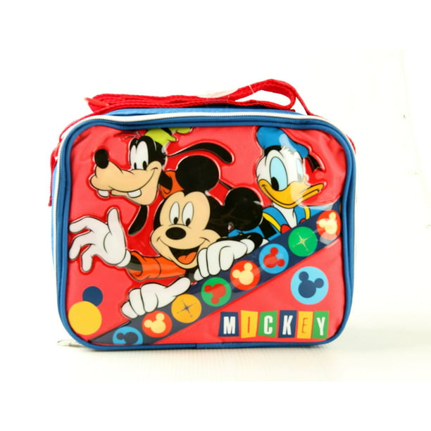 Mickey Mouse Disney Lunch Bag Childrens Kids Boys girls blue picnic school